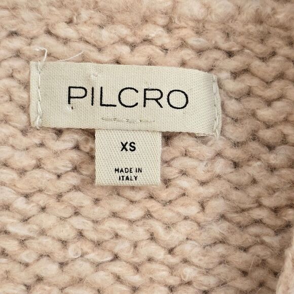 Women’s Anthropologie PILCRO Pouch Collared Sweater Pink XS - Picture 6 of 12
